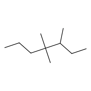 3,4,4-三甲基庚烷 structure