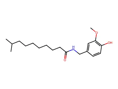 高二氢辣椒素 structure