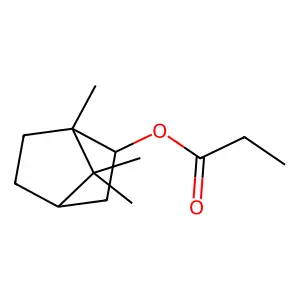 Borneol propionate structure