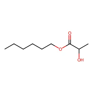 Hexyl DL-lactate structure