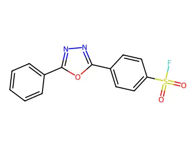 4-(5-Phenyl-1,3,4-oxadiazol-2-yl)benzenesulfonyl fluoride structure