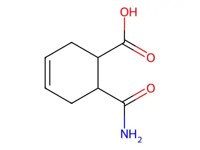 四氢邻苯二甲酰胺酸 structure