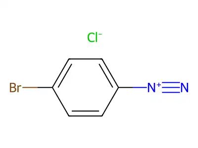Benzenediazonium, 4-bromo-, chloride structure