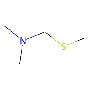 Methanamine, N,N-dimethyl-1-(methylthio)- structure