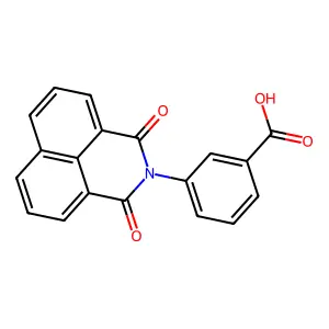 3-(1,3-Dioxo-1H-benz[de]isoquinolin-2(3H)-yl)benzoic acid structure