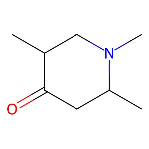 Rel-(2R,5S)-1,2,5-trimethylpiperidin-4-one structure