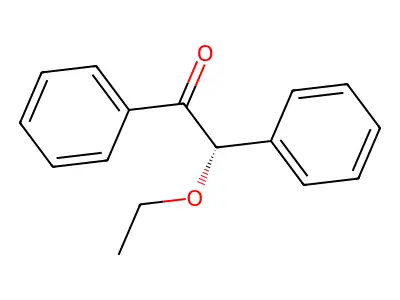(2S)-2-ethoxy-1,2-diphenylethanone structure