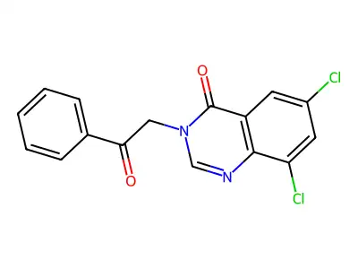6,8-Dichloro-3-(2-oxo-2-phenyl-ethyl)-3H-quinazolin-4-one structure