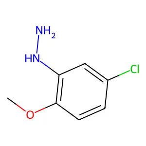 (5-Chloro-2-methoxyphenyl)hydrazine structure