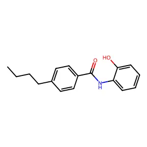 4-butyl-N-(2-hydroxyphenyl)benzamide structure