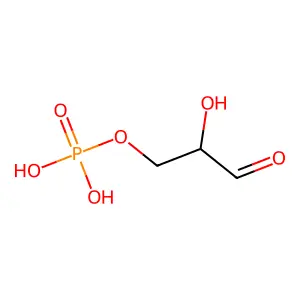 3-Phosphoglyceraldehyde, L- structure