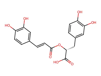 迷迭香酸 structure