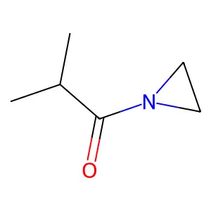 Aziridine, 1-(2-methyl-1-oxopropyl)- structure
