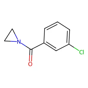 Aziridine, 1-(m-chlorobenzoyl)- structure