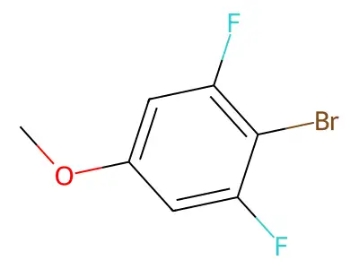4-Bromo-3,5-difluoroanisole structure