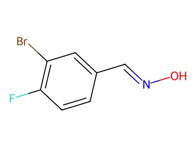 3-Bromo-4-fluorobenzaldoxime structure