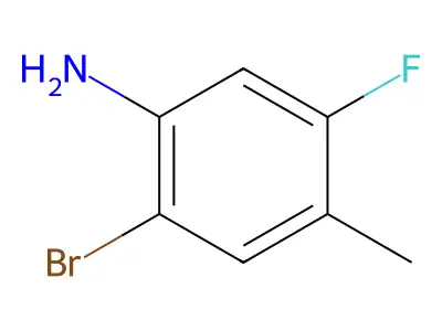2-Bromo-5-fluoro-4-methylaniline structure