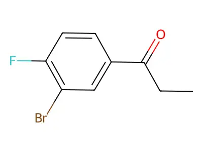 3'-Bromo-4'-fluoropropiophenone structure
