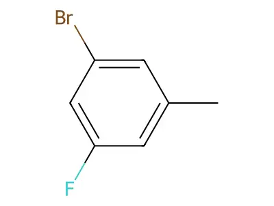 1-Bromo-3-fluoro-5-methylbenzene structure