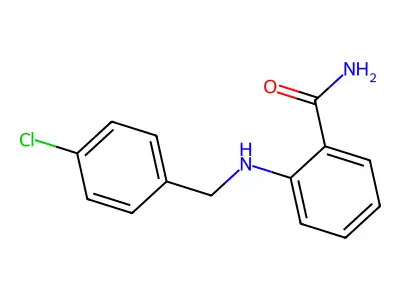 2-[(4-Chlorobenzyl)amino]benzenecarboxamide structure