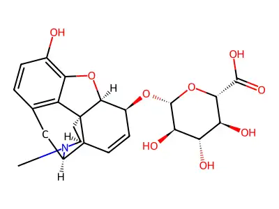 Morphine 6-glucuronide structure