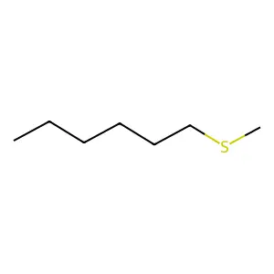 1-(Methylsulfanyl)hexane structure
