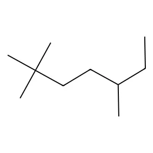 2,2,5-三甲基庚烷 structure