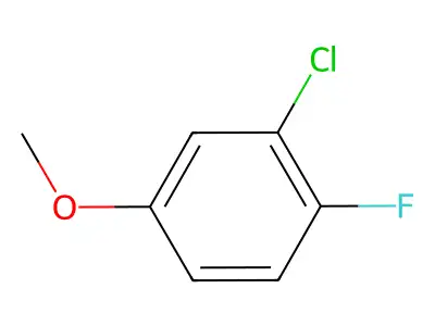 3-Chloro-4-fluoroanisole structure