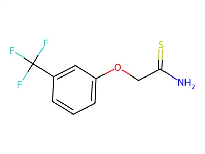 2-[3-(Trifluoromethyl)phenoxy]ethanethioamide structure