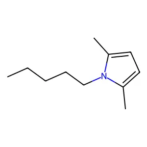 2,5-dimethyl-1-pentyl-1H-pyrrole structure