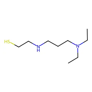 2-{[3-(Diethylamino)propyl]amino}ethanethiol structure