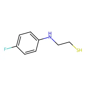 Ethanethiol, 2-(p-fluoroanilino)- structure