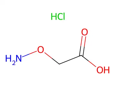 Aminooxyacetic acid hemihydrochloride structure