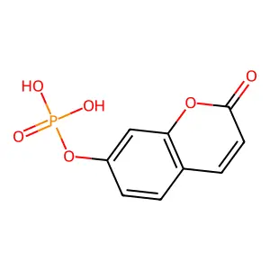 2H-1-Benzopyran-2-one, 7-(phosphonooxy)- structure