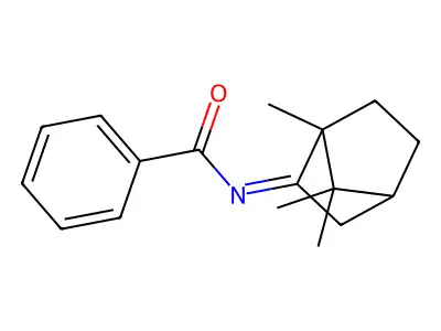 N-(1,7,7-Trimethylbicyclo[2.2.1]hept-2-ylidene)benzamide structure