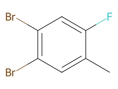 1,2-Dibromo-4-fluoro-5-methylbenzene structure