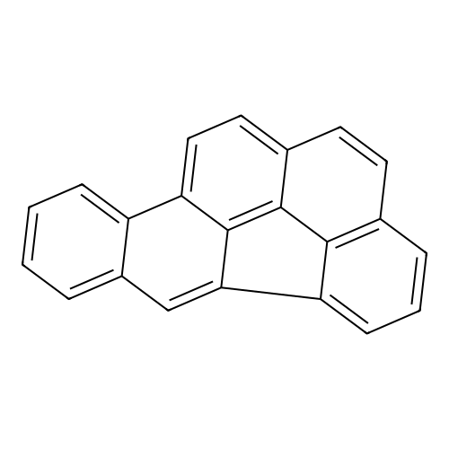Indeno(4,3,2,1-cdef)chrysene structure
