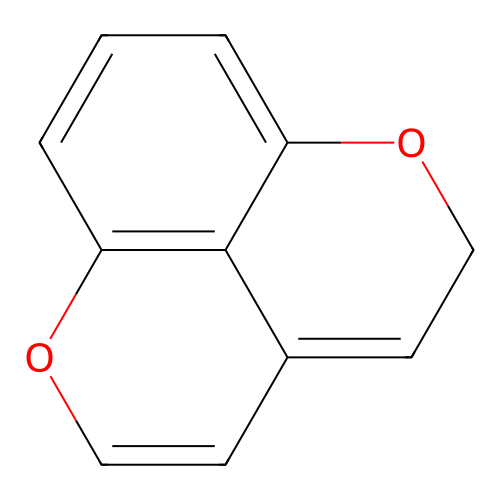 2H-Pyrano(4,3,2-de)-1-benzopyran structure