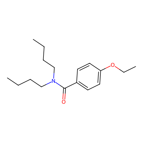 N,N-dibutyl-4-ethoxybenzamide structure