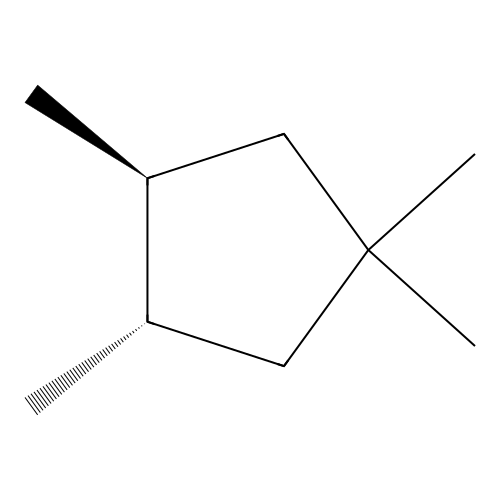 rel-(3S,4S)a1,1,3,4aTetramethylcyclopentane structure