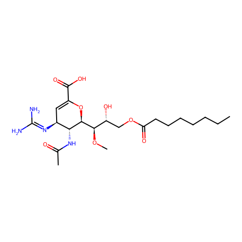 Laninamivir octanoate structure