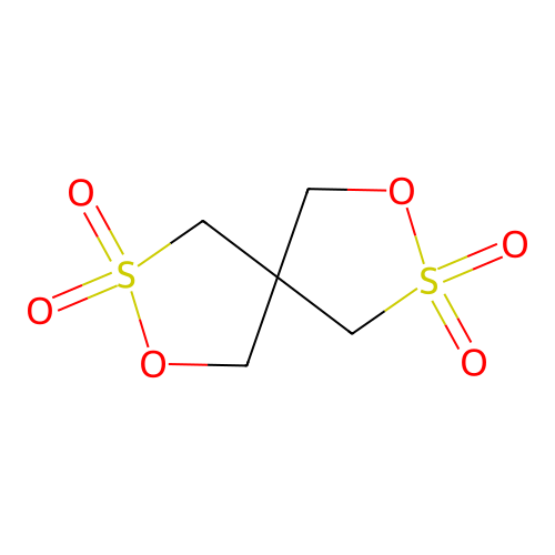 2,7-Dioxa-3lambda~6~,8lambda~6~-dithiaspiro[4.4]nonane-3,3,8,8-tetrone structure