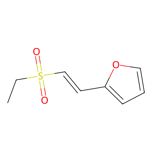 2-[(E)-2-ethylsulfonylethenyl]furan structure