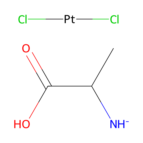 Platinate(1-),O)dichloro-, potassium, (SP-4-3)- structure