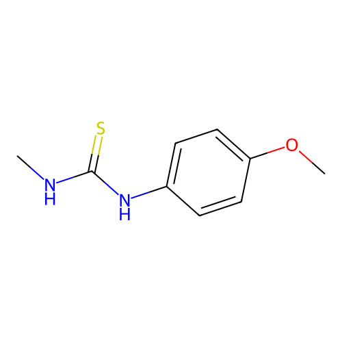 N-(4-methoxyphenyl)-N'-methylthiourea structure