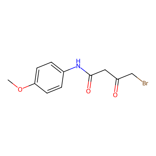 4-Bromo-4'-methoxyacetoacetanilide structure