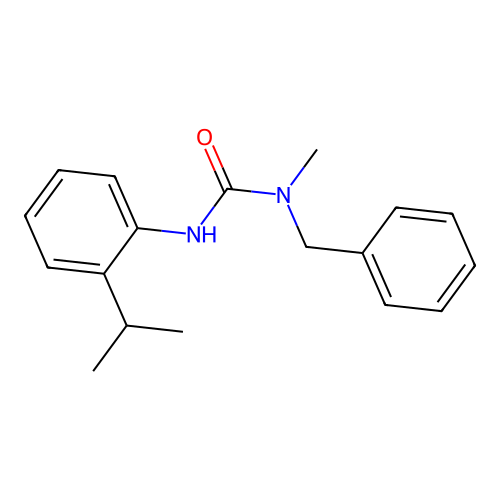 1-Benzyl-1-methyl-3-(2-propan-2-ylphenyl)urea structure