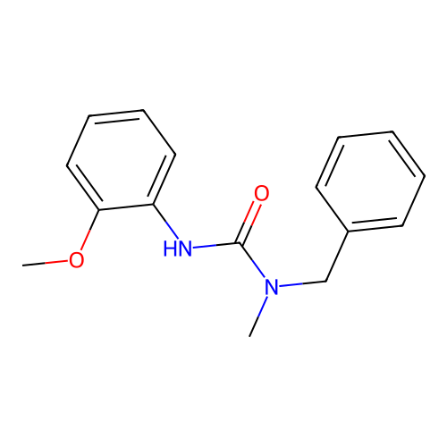 1-Benzyl-3-(2-methoxyphenyl)-1-methylurea structure