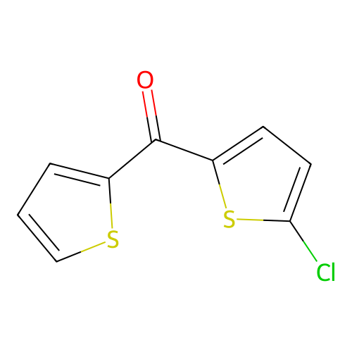(5-Chlorothiophen-2-yl)(thiophen-2-yl)methanone structure