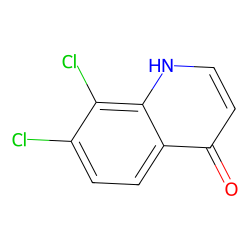 7,8-Dichloro-4-hydroxyquinoline structure